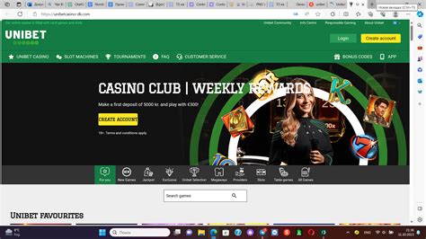 unibet casino login